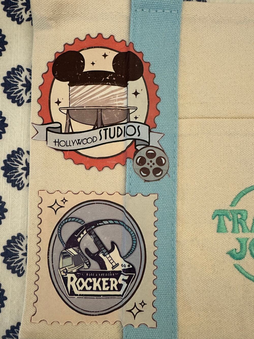 Disney Rides Disneyworld Custom Made Trader Joes Mini Tote